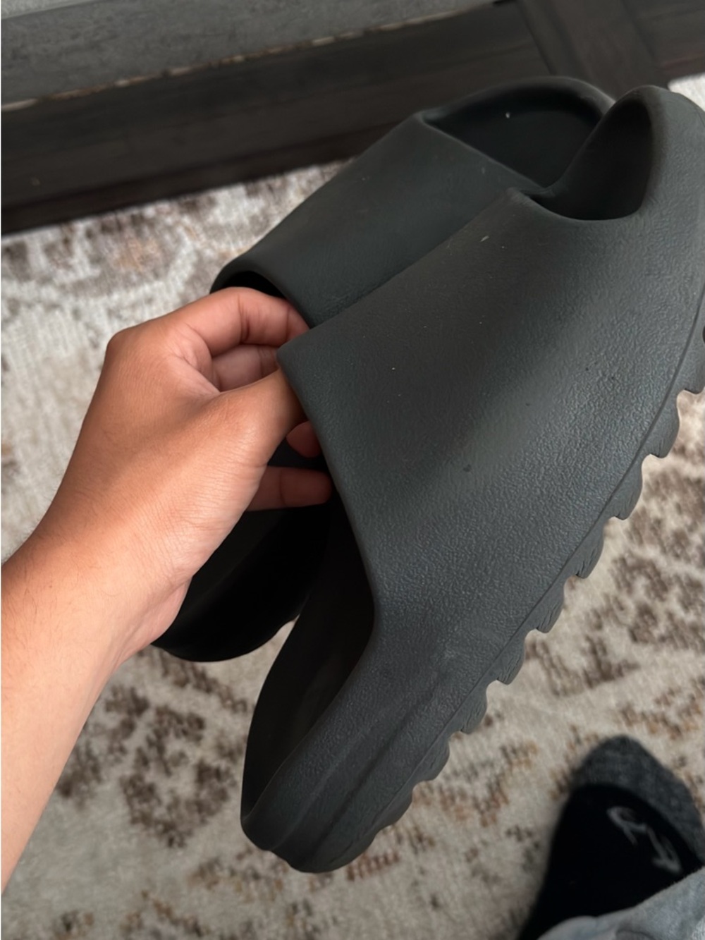 Minimalist Black Slide Sandals